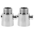 thumbnail image 1 of Shisuyan Valve de Contrôle de Douche Argentée Utilisation Efficace de l'Eau pour Campeurs Rv Voyage 2 Pcs 1.4X1.0X1.0In, 1 of 9
