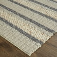 thumbnail image 4 of Feizy Berkeley Transitional Stripes, Ivory/Tan/Gray, 3'6" x 5'6" Accent Rug Eco Friendly Stain Resistant Casual Floor Rug for Living room Bedroom, 4 of 7