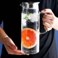 thumbnail image 5 of Sarapandan 1 liter glass carafe, water carafe, with lid, transparent, 5 of 5