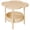 Coffee, variant on Modern 2 Tier Round Side Table End Table with Removable Tray Plastic Nightstand Outdoor Patio Table Bedside Storage Stand for Living Room Bedroom Balcony by WUYVCG
