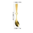 thumbnail image 3 of QIEZHON Coffee Spoons,Stirring Spoons,Tea Spoons Long Handle,Gold Teaspoons,Gold Spoons,Ice Tea Spoons,Long Spoons For Stirring,Gold Espresso Spoons Stainless Steel, 3 of 5