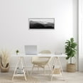 thumbnail image 2 of Stupell Indtries Misty Sky Open Mountain Landscape Black White Photography,30 x 13,Design by Danita Delimont, 2 of 5