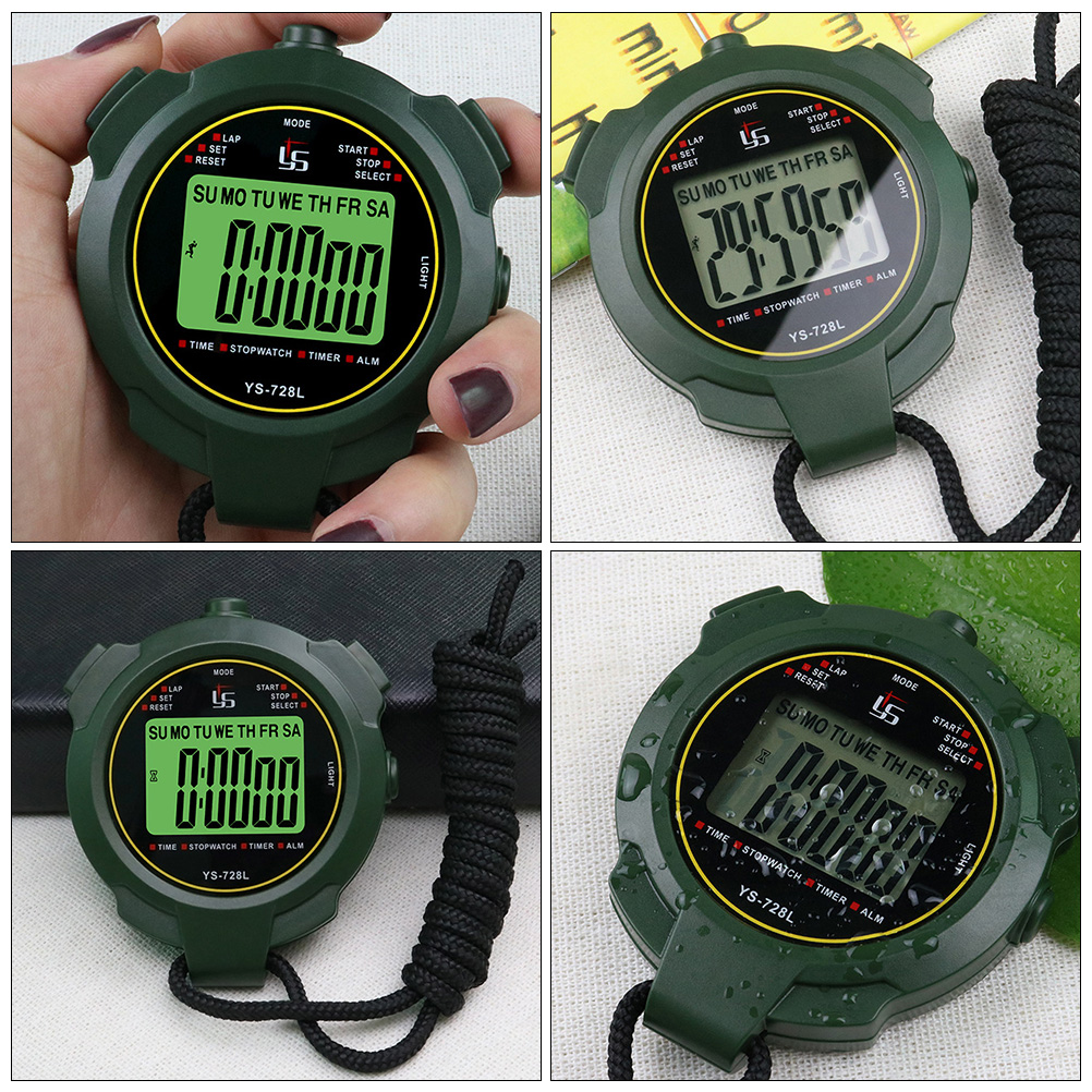 Designice Professional Training Stopwatch Multi-Function Stopwatch Luminous Timer - image 5 of 7