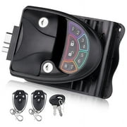 Upgraded RV Door Lock Keyless Entry, RV Lock with Key and Remote for Travel Trailer Camper, Fit 2.75x3.75 Inch Lock Hole