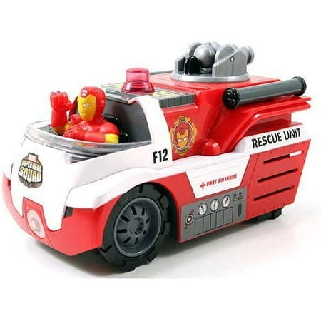 Marvel Comics 5-5 Iron Man Fire Truck Super Hero Squa