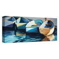 thumbnail image 4 of Masterpiece Art Gallery Fall Ashore II by Kathleen Denis Rowboats Coastal Canvas Art Print 16"x 48", 4 of 4