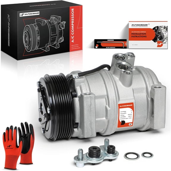 A-Premium AC Compressor Compatible with Chevrolet Silverado 1500 2500 3500 4500 Express GMC Sierra Savana Cadillac DeVille Seville Fits select: 2008 CHEVROLET SILVERADO C1500