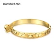 thumbnail image 2 of DESIGNICE Gold Plated Bell Heart Bracelet Children Boys Girls Baby Kids Jewelry, 2 of 7