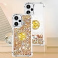 thumbnail image 2 of Glitter Clear Sparkly Bling Case for Xiaomi Poco F5, Flowing Liquid Quicksand Cover with Diamond Ring Holder Case for Xiaomi Redmi Note 12 Turbo/Poco F5  Gold, 2 of 14
