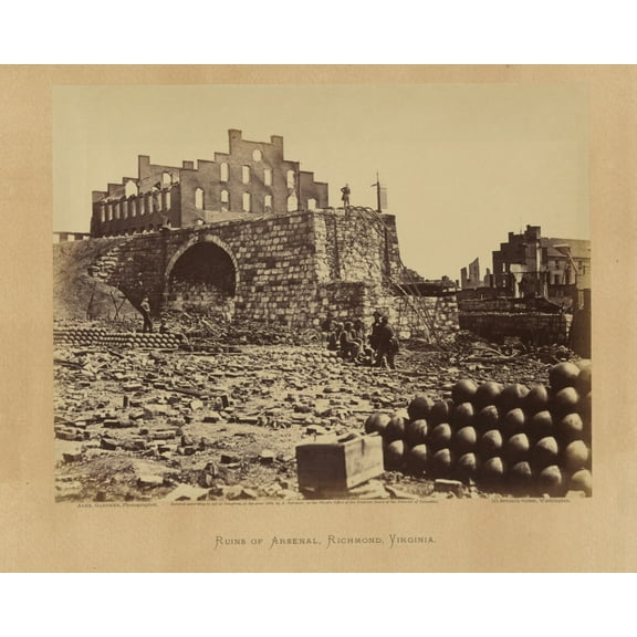 Print: Ruins Of Arsenal, Richmond, Virginia, 1863