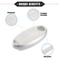 thumbnail image 3 of Unique Bargains 4 Botton Key Fob Shell Cover Case Compatible for Nissan Altima 2007-2020 Flexible TPU White, 3 of 7