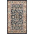 thumbnail image 4 of SAFAVIEH Madison Robina Traditional Area Rug, Navy/Cream, 8' x 10', 4 of 9