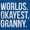 Royal, variant on Worlds Okayest Granny Relative Family Women's Graphic T Shirt Tees Brisco Brands S