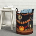 thumbnail image 5 of Goofa Halloween Decoration Printed Circular Hamper,Laundry Basket with Handles,Storage Baskets Foldable,Large Capacity Laundry Hamper-Small, 5 of 8