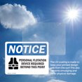 thumbnail image 6 of (2 Pack) Personal Flotation Device Required Sign, 6 of 7