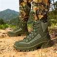 thumbnail image 6 of 2026 Mens Orthopedic Support Anti-Puncture Work Boots Waterproof Anti-Sprain Hiking Boots, Tactical Boots with Arch Support(Khaki), 6 of 9