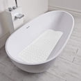 thumbnail image 6 of Bathtub Mat Non Slip, Bath Mats for Tub, Shower Mat with Drain Holes Suction Cups, Machine Washable, Phthalate Free, 34.6 X 15.7 Inches, Clear Black, 6 of 6