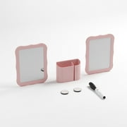 U Brands Plastic Locker Kit with Accessories, Blush, 6 Piece Set, Ages 9 and above, 4133U
