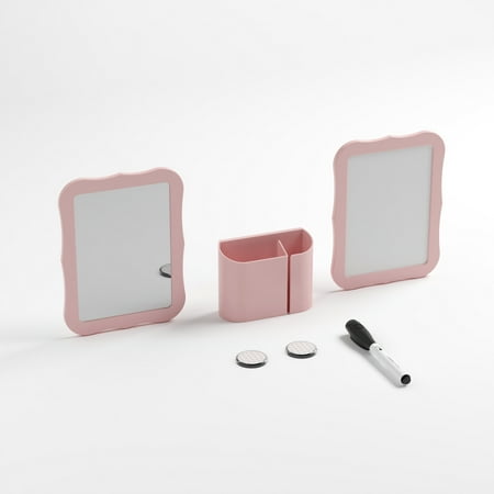 U Brands Plastic Locker Kit with Accessories, Blush, 6 Piece Set, Ages 9 and above, 4133U