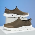 thumbnail image 7 of Men's Trainers Shoes Lassless S𝗅ip On Sneakers Hollow Out Mesh Breathable Shoes Lightweight Wide Width Sports Shoes for Workout Gym Driving Hiking Running, 7 of 7