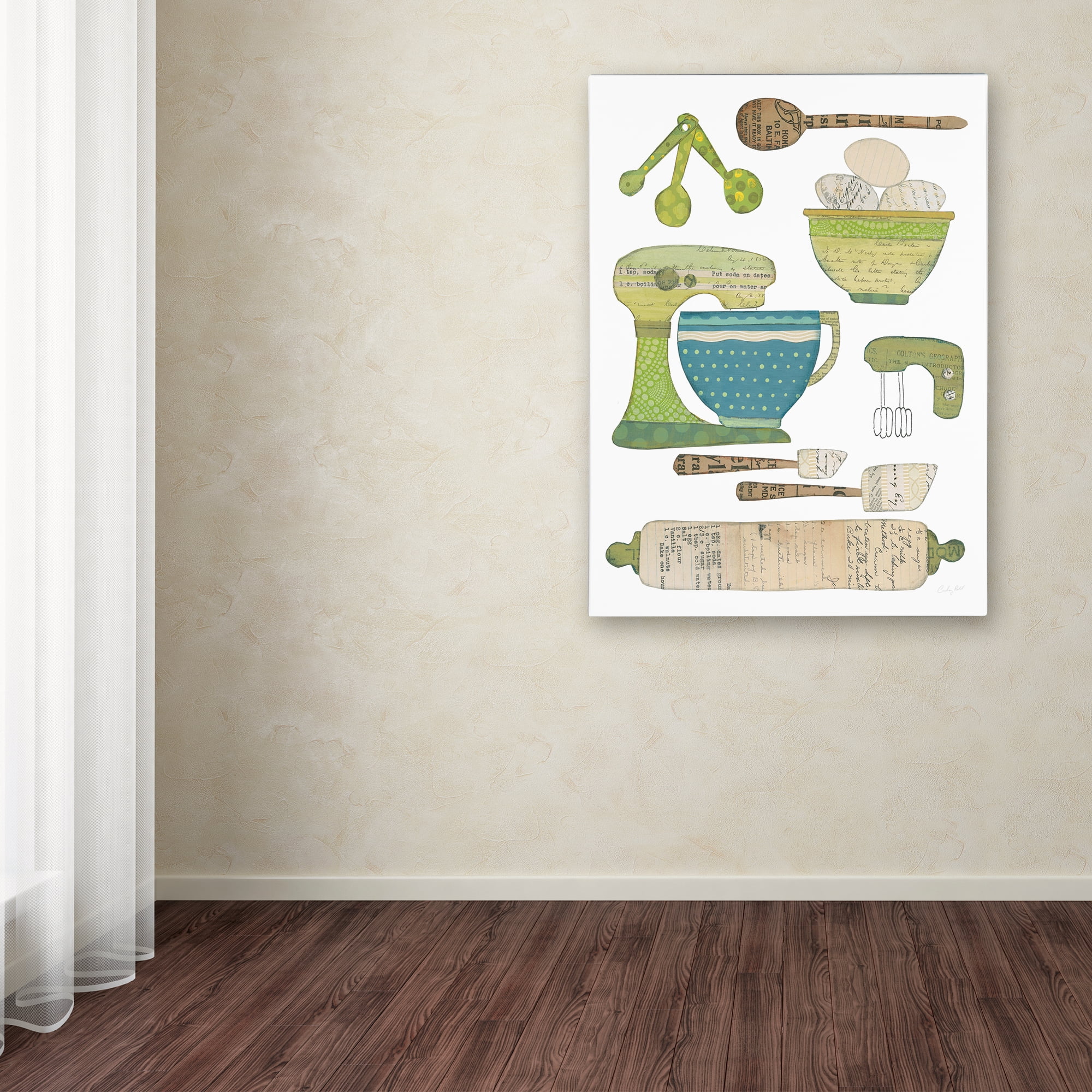 Trademark Fine Art 'Cook Kitchen I' Canvas Art by Courtney Prahl