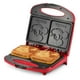 thumbnail image 4 of Sandwichera Disney Mickey Mouse Roja con Platos Antiadhesivos y Impresiones de Mickey Mouse, 4 of 5