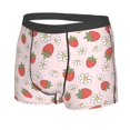 thumbnail image 2 of Wukai Strawberry Floral Print Men’s Underwear Breathable Boxer Briefs,&nbsp;Moisture Wicking & Breathable-, 2 of 7