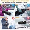 thumbnail image 5 of Raspador de hielo con guante, raspador de hielo para automóvil, herramienta para quitar nieve en invierno para ventanas y parabrisas de automóviles, 5 of 5