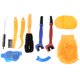 thumbnail image 1 of Limpiador de cadena de bicicleta, 9 piezas, cepillo limpiador de cadena de bicicleta, cepillo limpiador de neumáticos, accesorios de bicicleta, confiable y duradero, 1 of 12
