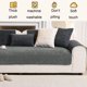 thumbnail image 4 of Funda de sofá de felpa lavable, antideslizante, gruesa y suave, protector de sofá para mascotas, protector de muebles para sofás de dos plazas, funda para cama de perro, manta para sofá para sala de, 4 of 6