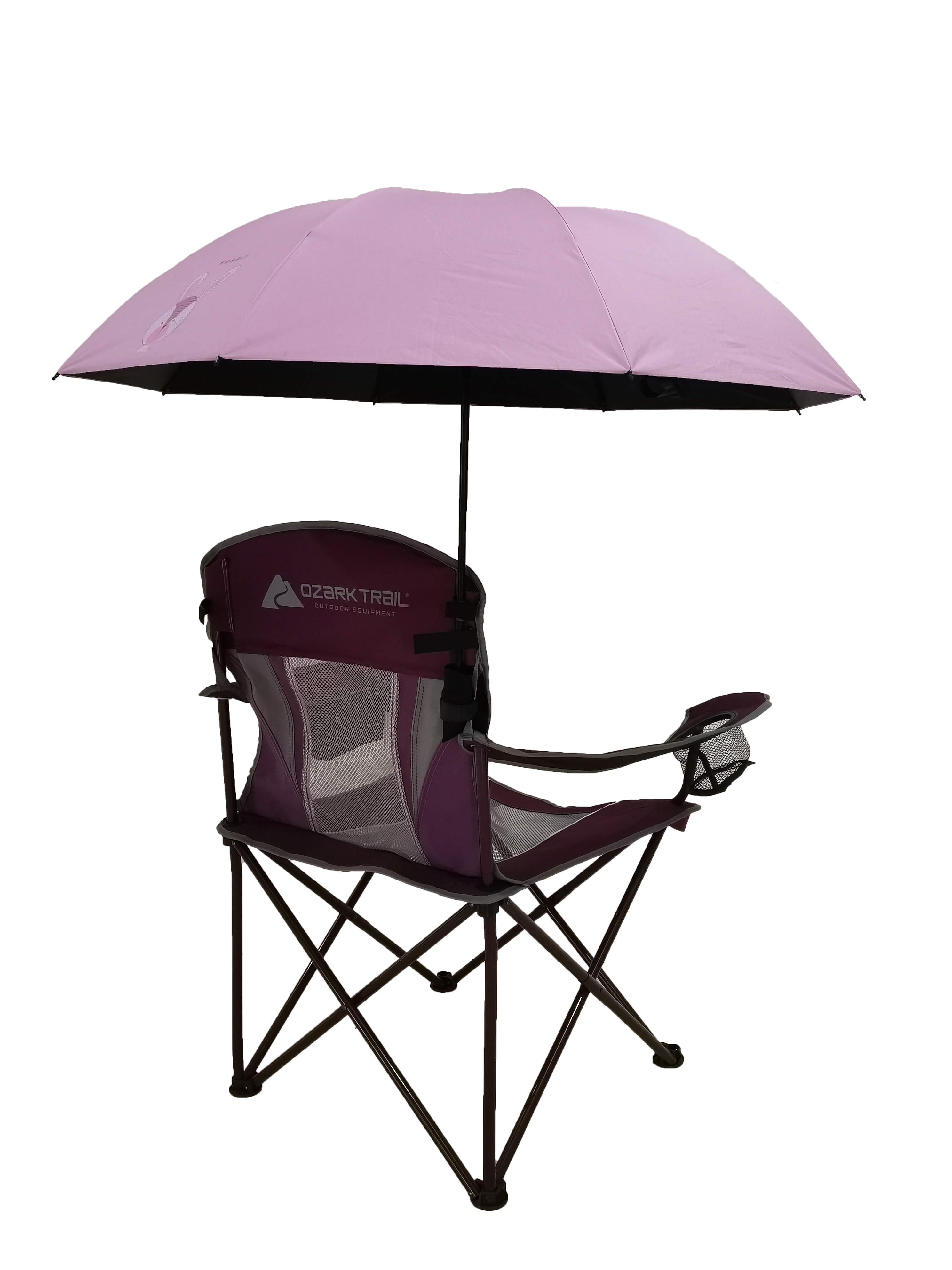 Ozark Trail Oversized Mesh Chair with Cooler, Purple, Adult - image 6 of 9