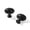 Black, variant on 10 Pack 1-3/8 inch(35mm) Antique Brass Cabinet Knobs Dresser Knobs Oval Drawer Knobs Kitchen Cabinet Hardware Egg Knobs for Dresser Drawers
