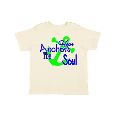 

Inktastic Hope Anchors the Soul Gift Toddler Boy or Toddler Girl T-Shirt