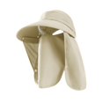 thumbnail image 2 of Sombrero de cubo Visera Ligero Impermeable Pescador Gorras de pesca plegables Sombrero de protección solar para exteriores Senderismo Escalada Estilo D Color de piel Yuyangstore Sombrero de pescador de ala ancha, 2 of 8