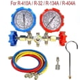 thumbnail image 1 of For R410a R32 R404a R134a Refrigerant Manifold Gauge Air Condition Refrigeration Set Air Conditioning Tools With Hose And Hook, 1 of 4