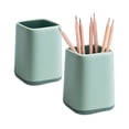 thumbnail image 4 of Pencil Holder Pen Cup Makeup Brush Holder Desktop Organizer Storage Case Design Stationery For School Home, 4 of 5