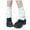 A-White212, variant on Yuanlong Womens Leg Warmers Ribbed Ruched Knit Mid-Calf Socks Slouchy Stretch Soft Thermal Fashion Tall Socks For Ladies