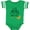 Football Green and White, variant on Inktastic I Love My Lil Brother To The Moon and Back Boys or Girls Baby Bodysuit