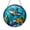 Acrylic 3.5 Inch, variant on Shark Turtle Ocean Scene Suncatcher – Decorative Marine Window Art