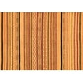 thumbnail image 1 of Ahgly Company Indoor Rectangle Abstract Orange Modern Area Rugs, 6' x 9', 1 of 4