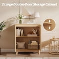 thumbnail image 3 of EastVita Modern Wood Buffet Cabinet with Storage 2 Doors and Adjustable Shelves Versatile Sideboard for Dining Room Kitchen or Living Room, 3 of 6