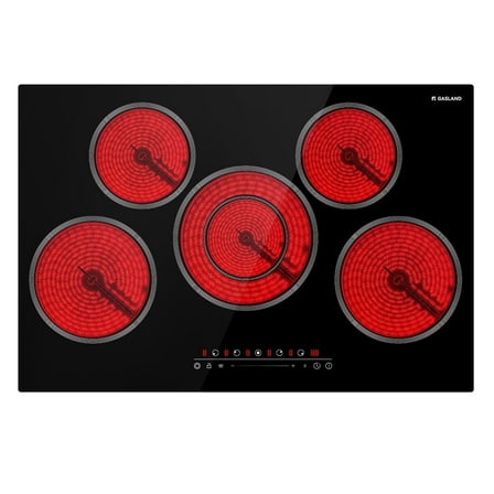 GASKAND 30-inch 5 Burners Smooth Sensor Touch Radiant Electric Cooktop, 5 Elements