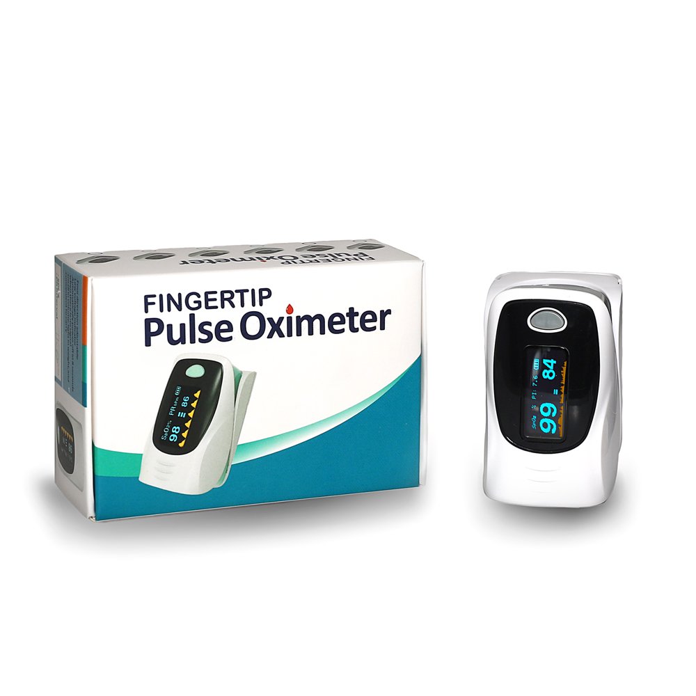 Pulse Oximeter Finger Monitor Portable Oxygen Reader EKG Sporting FDA