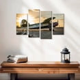 thumbnail image 2 of Elephant Stock Abandoned Old Plane Wall Art - Horizontal Multi Panel Canvas - Living Room Wall Decor - Transportation Multi Panel - Beige And Green Decor - 24" x 14", 2 of 4