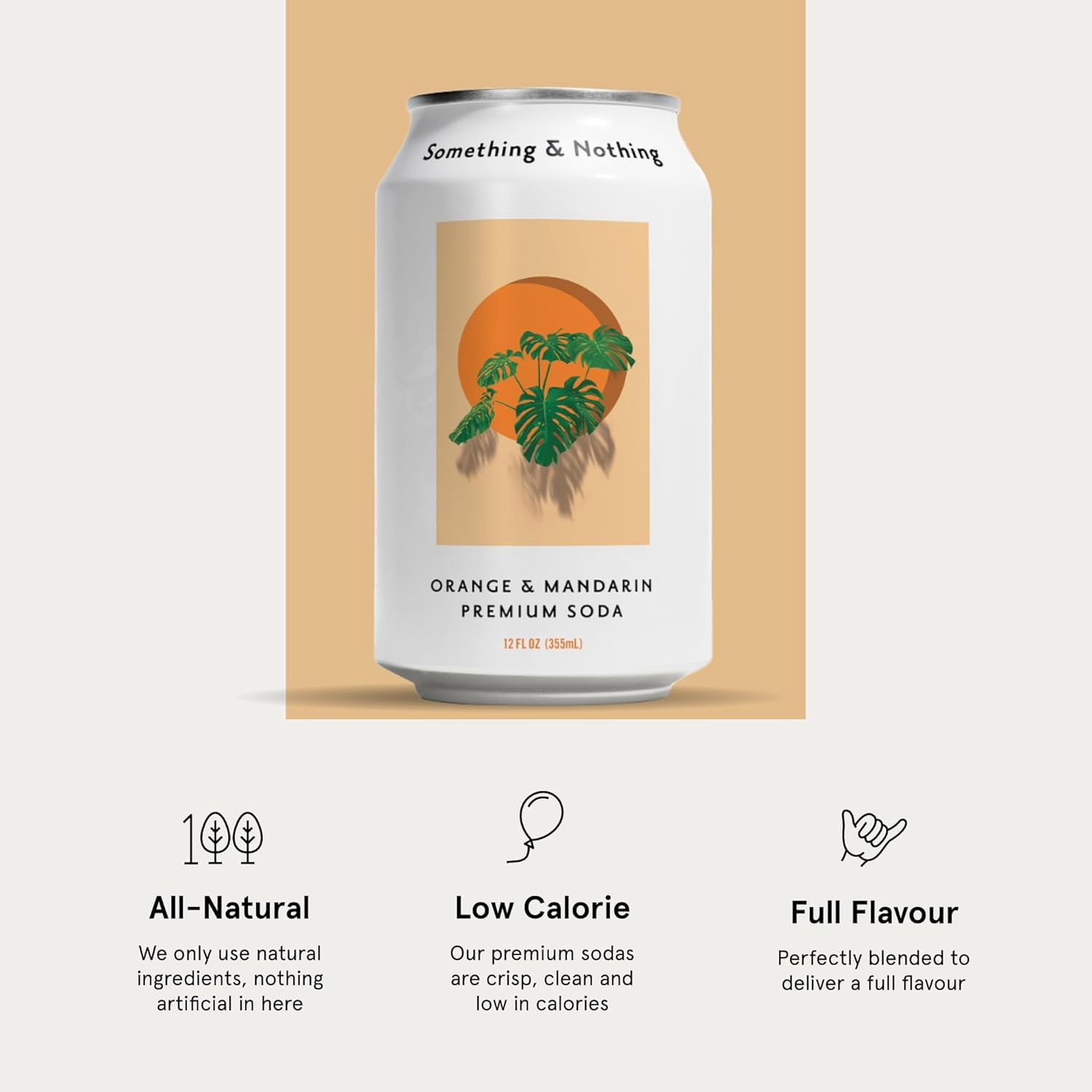 Orange & Mandarin Premium Soda
