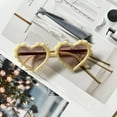 thumbnail image 4 of Heart Sunglasses,Fashion Cute Glasses UV Protection Outdoor Girl Heart Shaped Sunglasses for Toddler Party Beach, 4 of 5