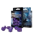 thumbnail image 2 of Q-Workshop QWOSCLE93 Ensemble de dés Classique de RPG - Violet et Jaune, Ensemble de 7, 2 of 2