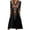 Black, variant on Icvfdpl Women'S Casual Dresses Print Half Sleeve Round Neck Pocket Loose Leisure Sundress Trendy Woman Outwear Black L