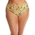 thumbnail image 2 of Time and Tru Women's Printed Cinched Bikini Swim Bottoms, Sizes S-3X, 2 of 7