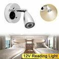 thumbnail image 2 of Clearance! 12V LED Spot Reading Light Switch Camper Van Motorhome For Boat X9E2, 2 of 9
